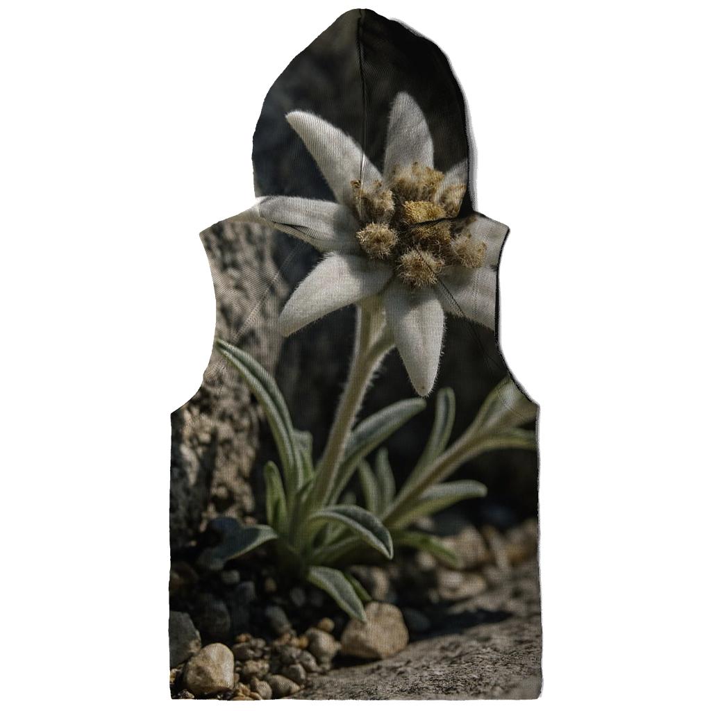 Alpine Edelweiss In Wind Sheltered Crevice hoodies fashion