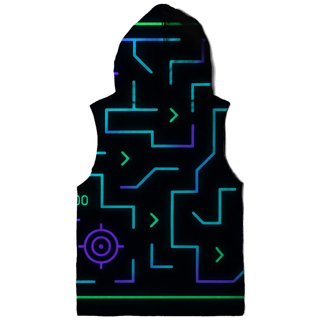 Laser Tag Arena Maze graphic hoodies
