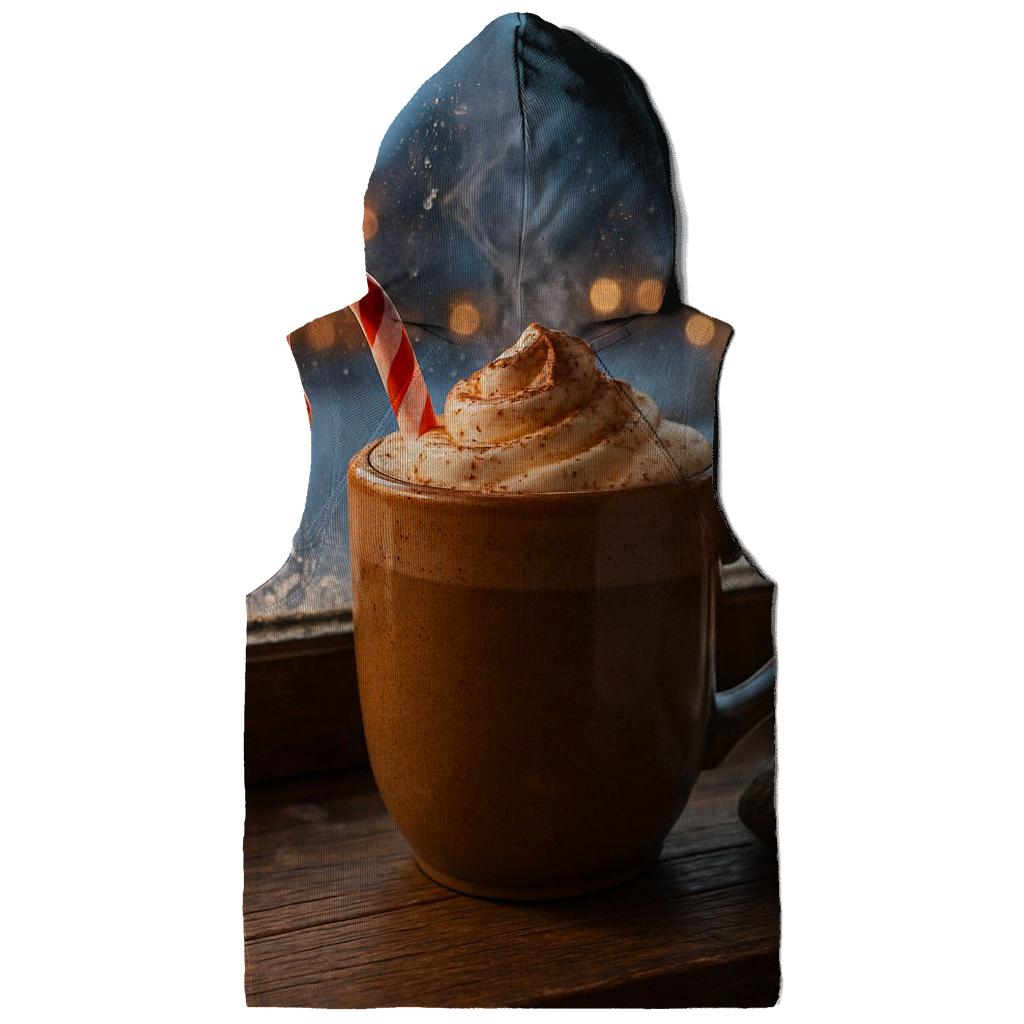 Hot Cocoa By The Village Window premium hoodies