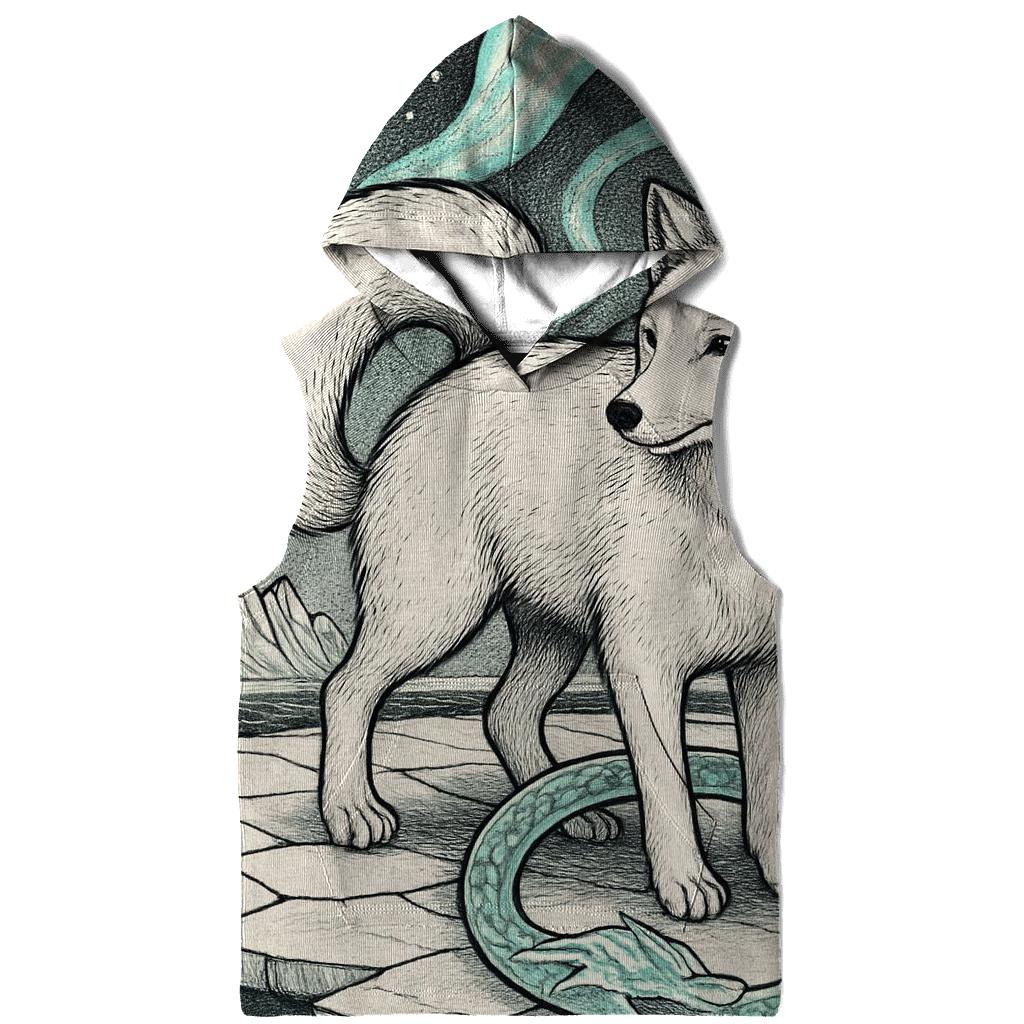Glacier Mirror Ouroboros zip-up hoodies