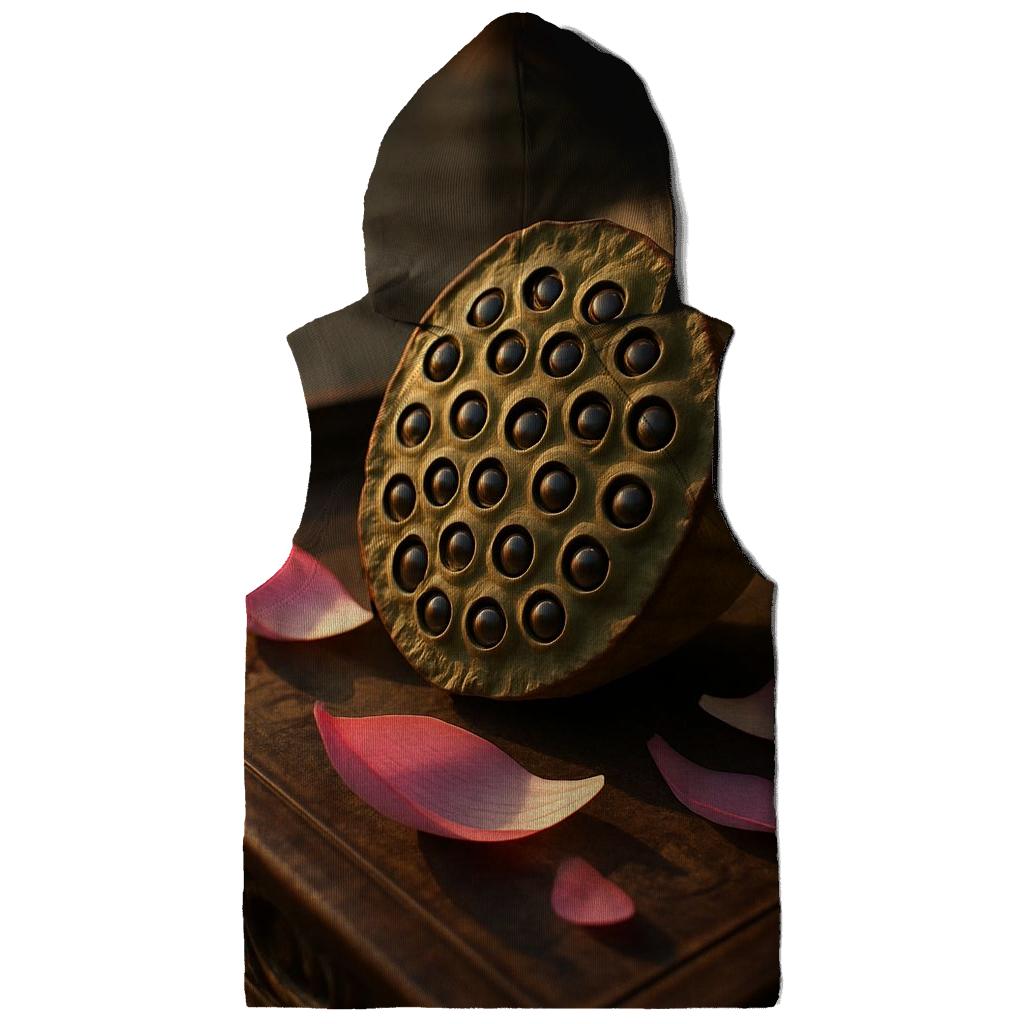 Lotus Seed Pod On Carved Temple Tray hoodie trends