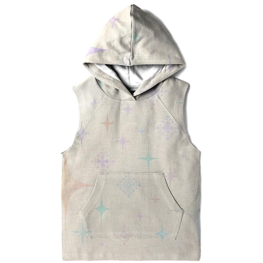 Pastel Holographic Star Garden heavyweight hoodies