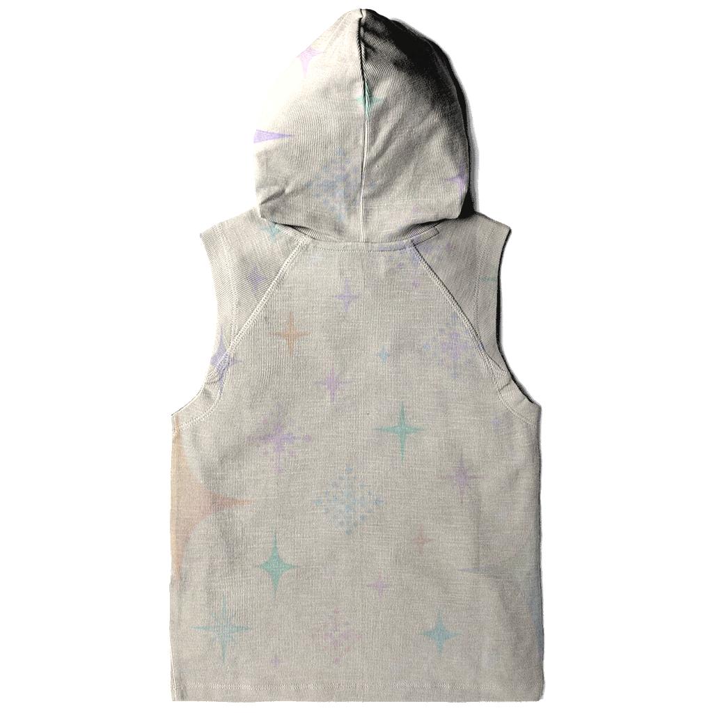 Pastel Holographic Star Garden heavyweight hoodies