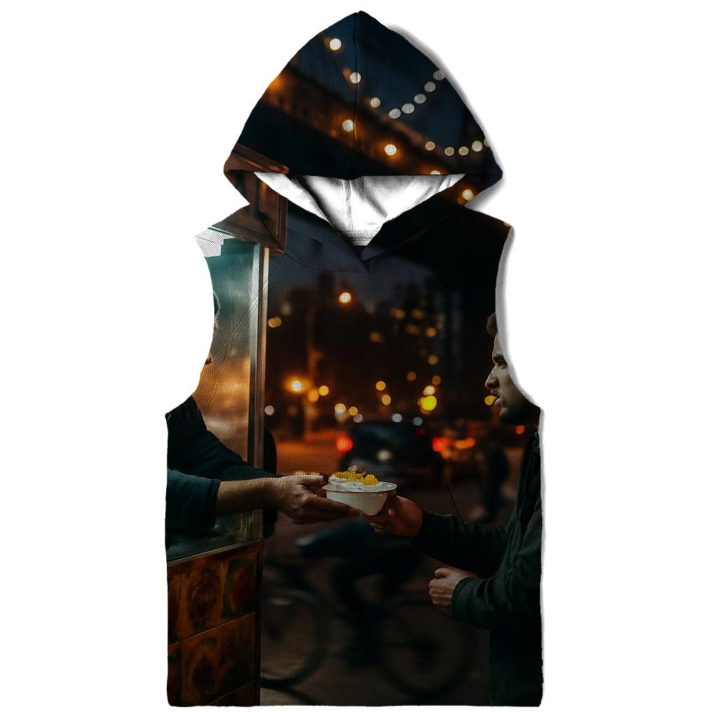 Night Shift Street Food Under Williamsburg Bridge View hoodie designs