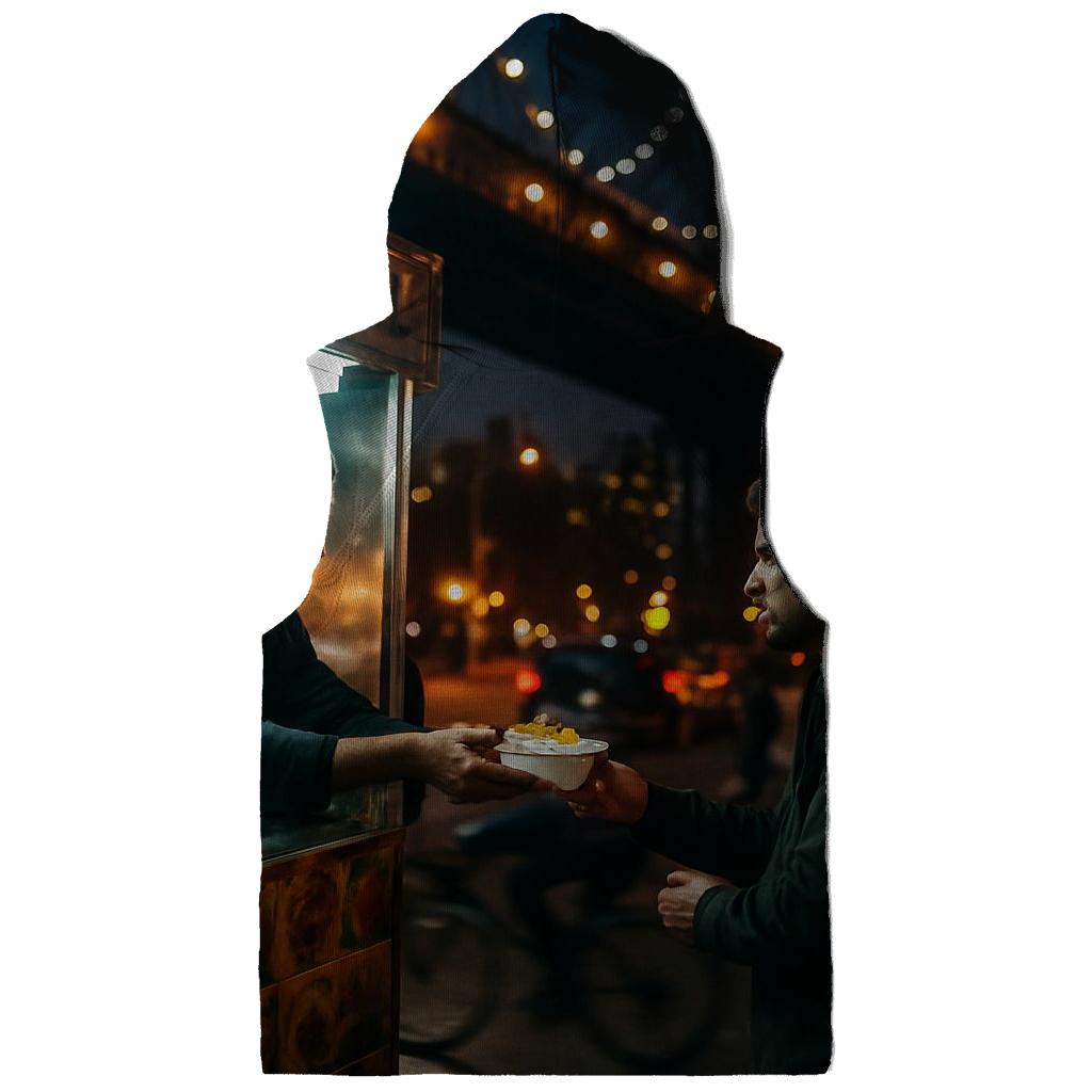 Night Shift Street Food Under Williamsburg Bridge View hoodie designs