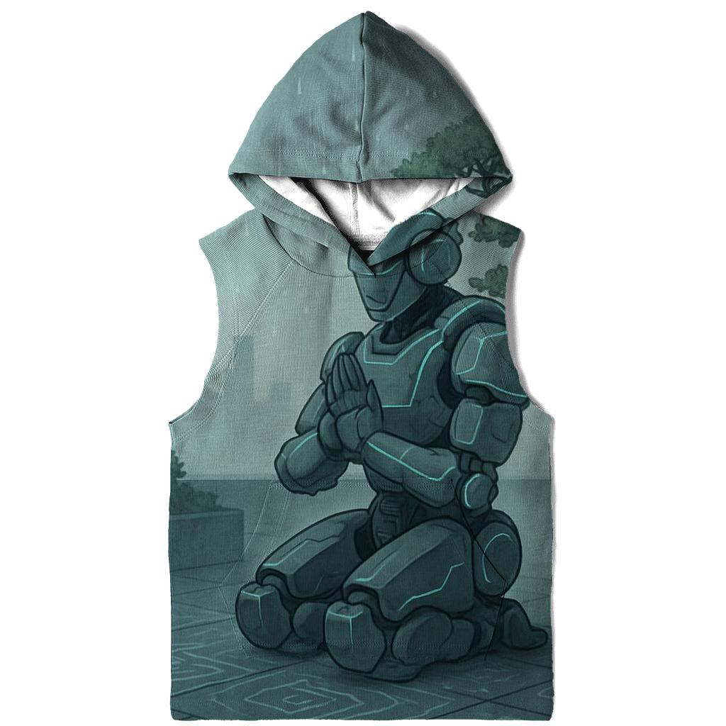 Bonsai Mech Rain Meditation hoodie designs