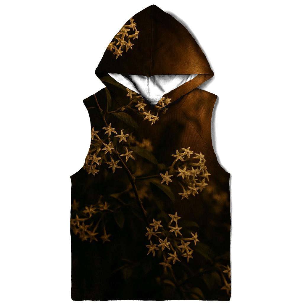 Night Blooming Jasmine Under Streetlamp heavyweight hoodies