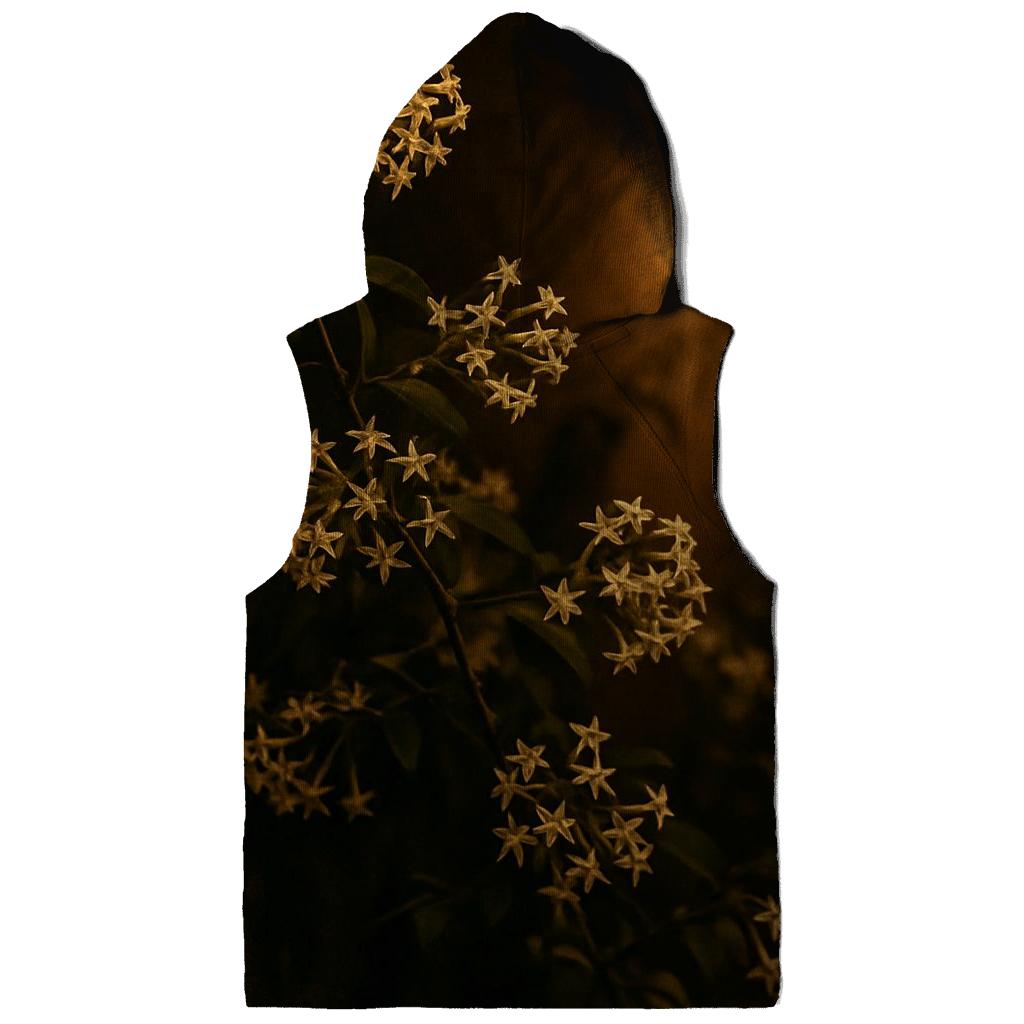 Night Blooming Jasmine Under Streetlamp heavyweight hoodies