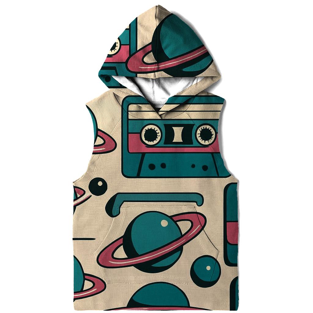 Cassette Planet Label Rings zip-up hoodies