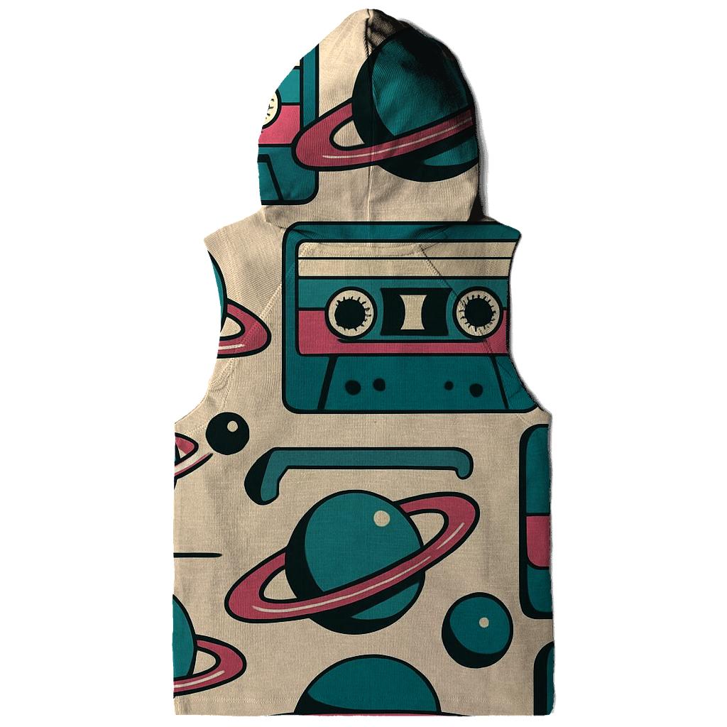 Cassette Planet Label Rings zip-up hoodies