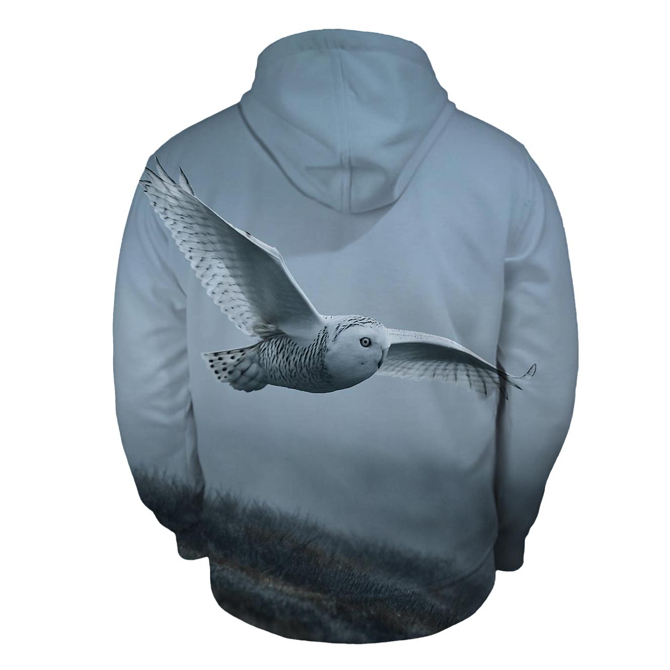 Mistline Monarch Snowy Owl premium hoodies