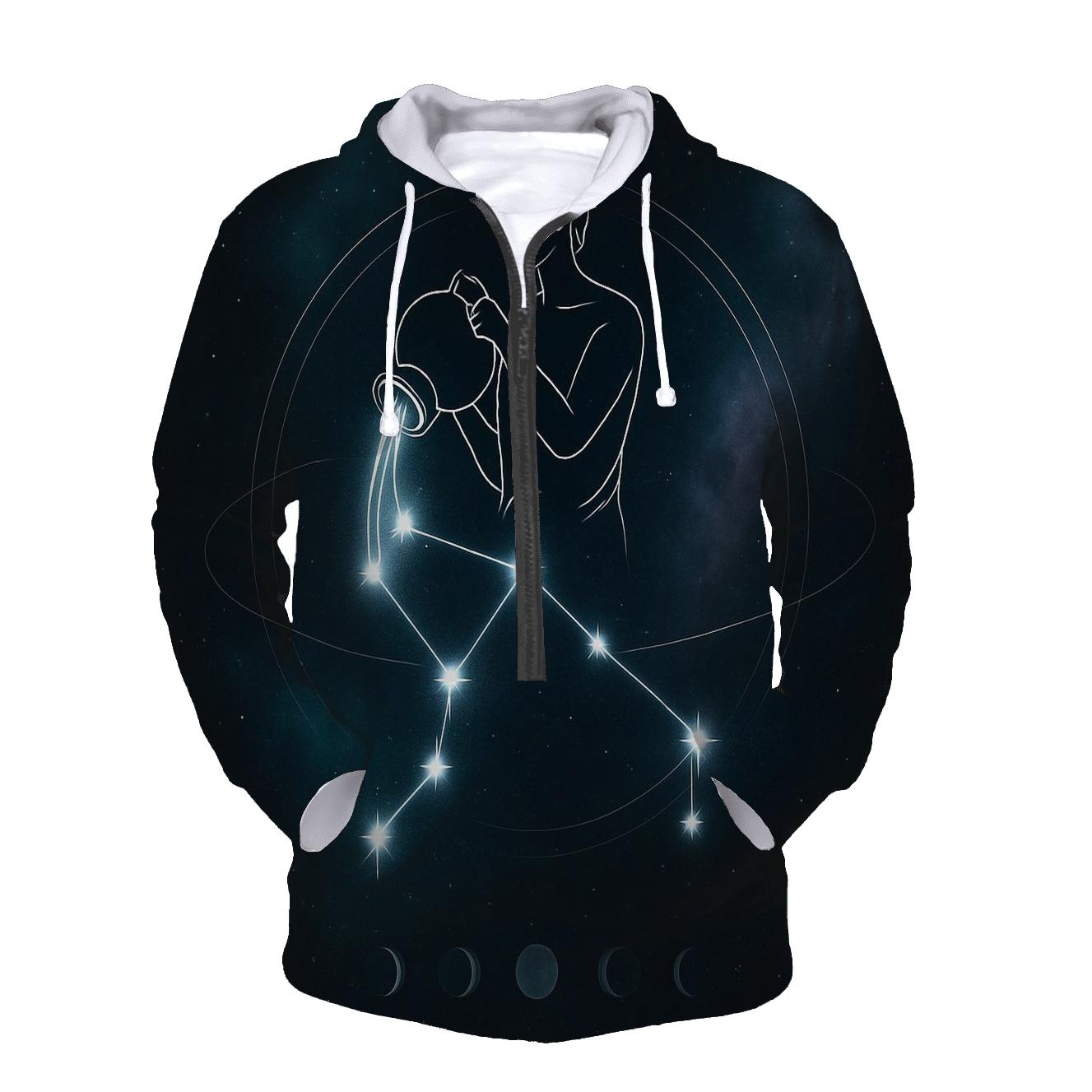 Aquarius Water Bearer Star Stream hoodie designs