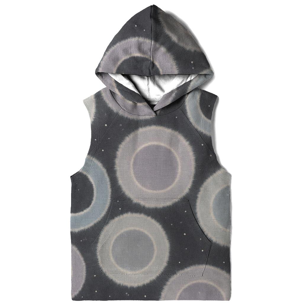 Reverse Dye Moon Crater Rings hoodie styles