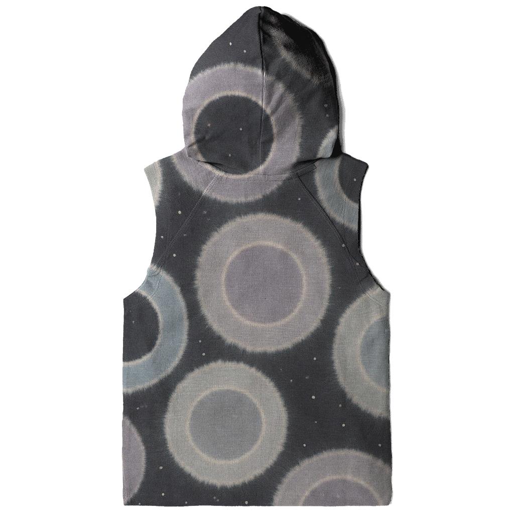 Reverse Dye Moon Crater Rings hoodie styles