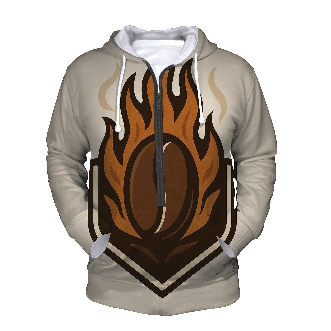 Roaster Flame Crest custom hoodies