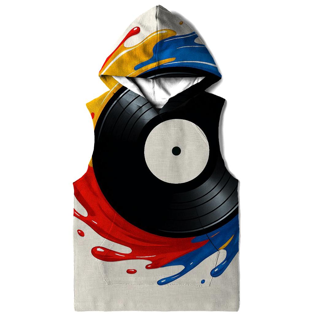 Vinyl Record Splash Ring premium hoodies