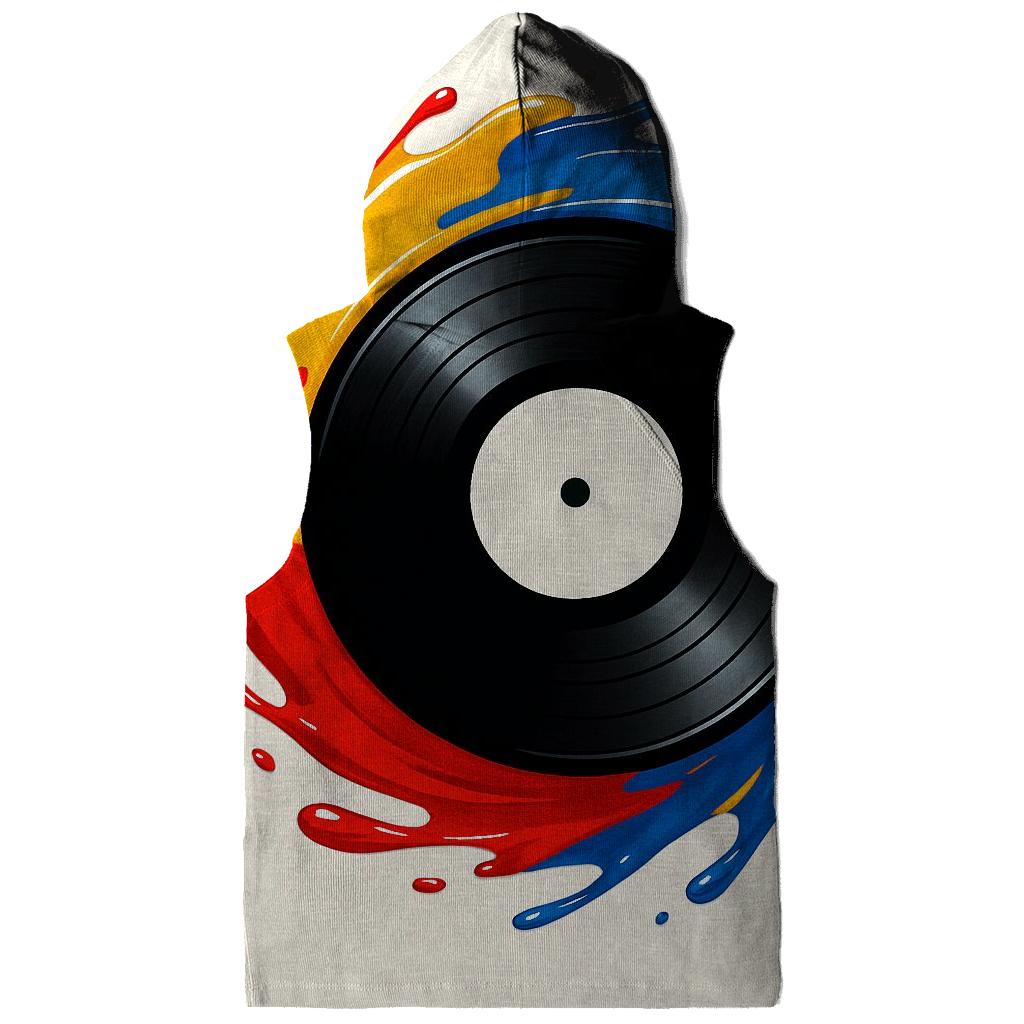 Vinyl Record Splash Ring premium hoodies