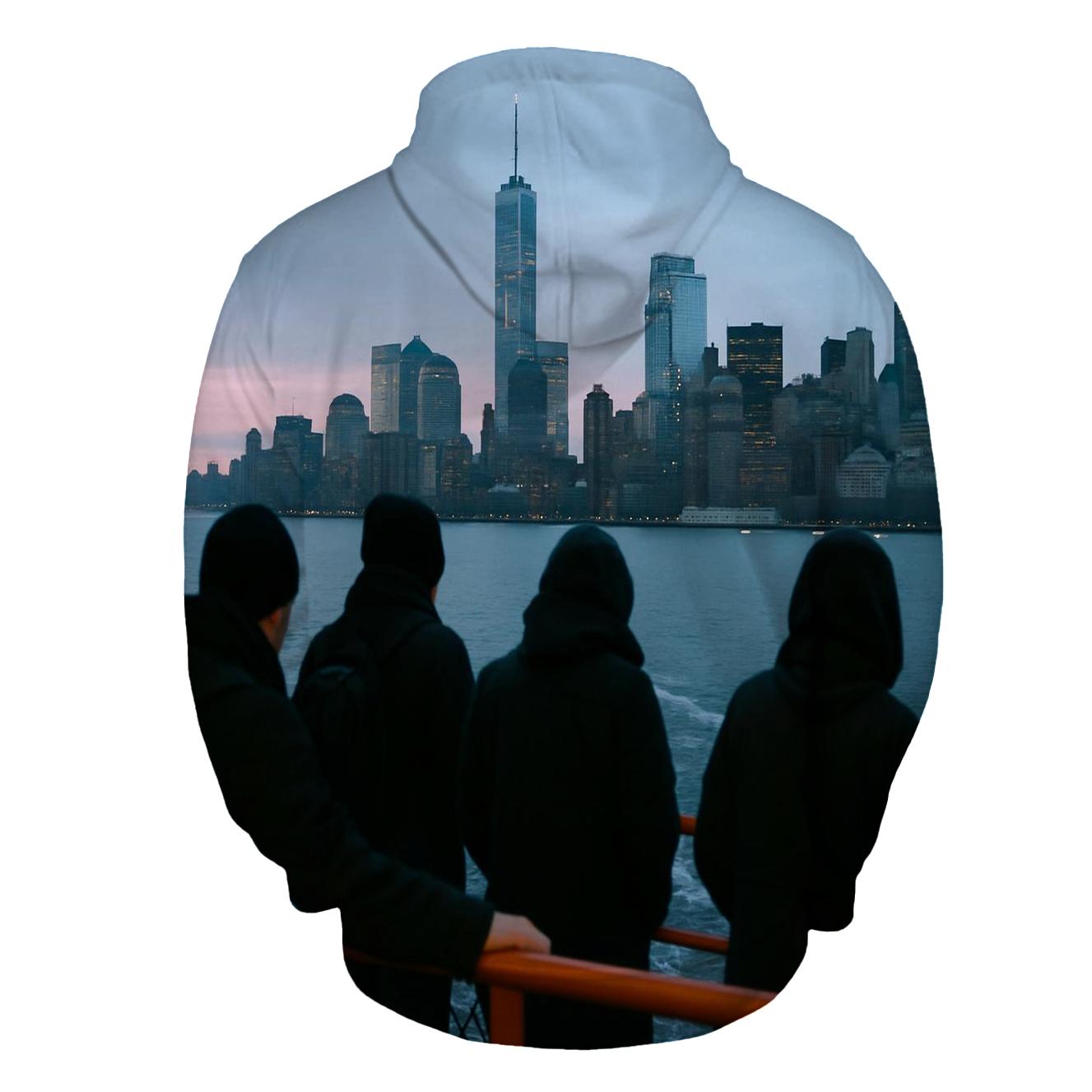 First Ferry Light Over Lower Manhattan hoodie trends