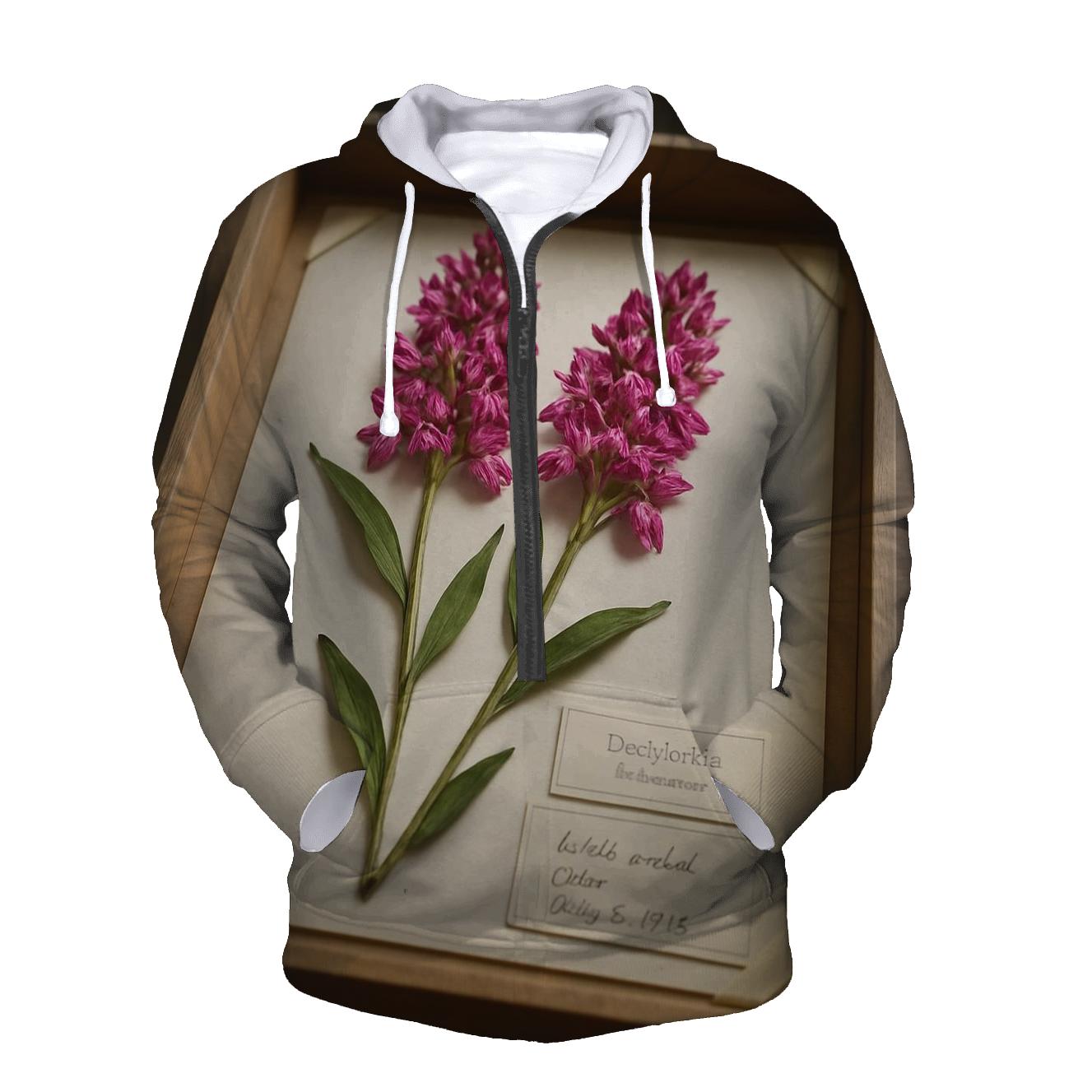 Herbarium Pressing Tray With Wild Orchids hoodies fashion