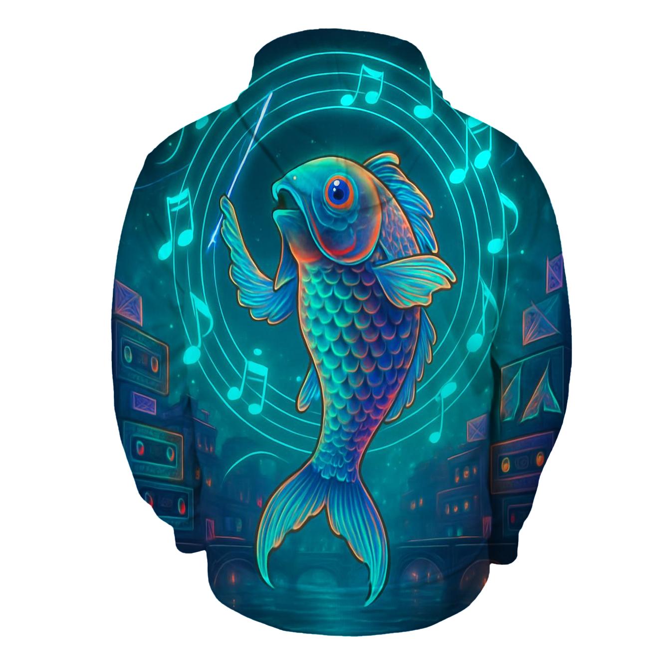 Neon Koi Orchestra custom hoodies
