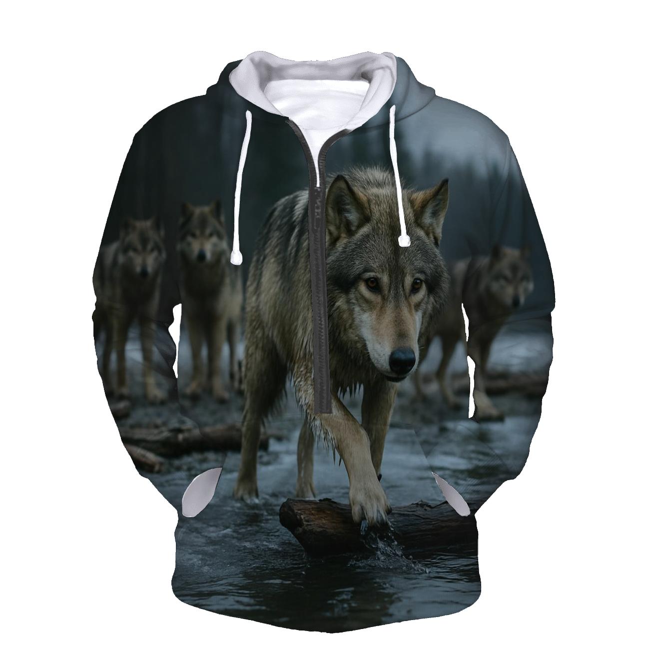Ironwood Pack Crossing At First Thaw hoodies fashion