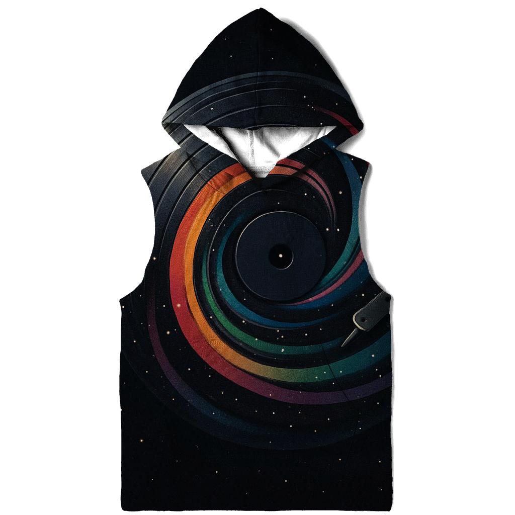 Retro Futurist Vinyl Cosmos pullover hoodies