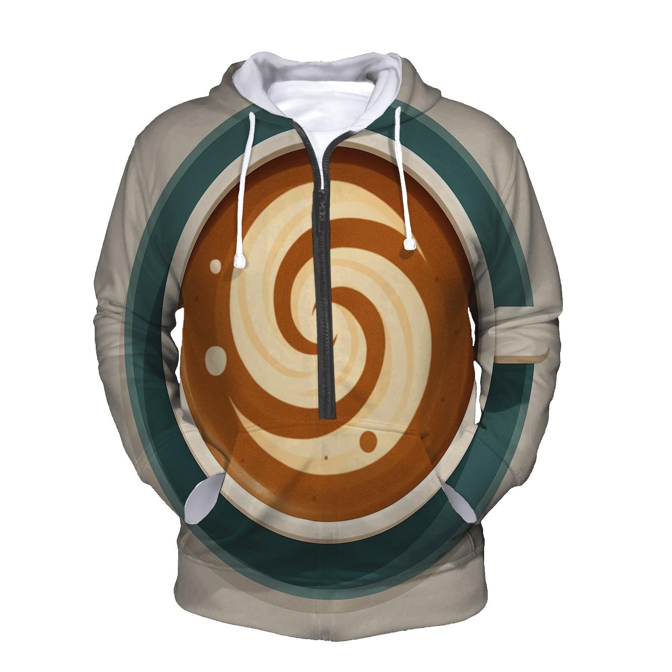Latte Art Orbit zip-up hoodies