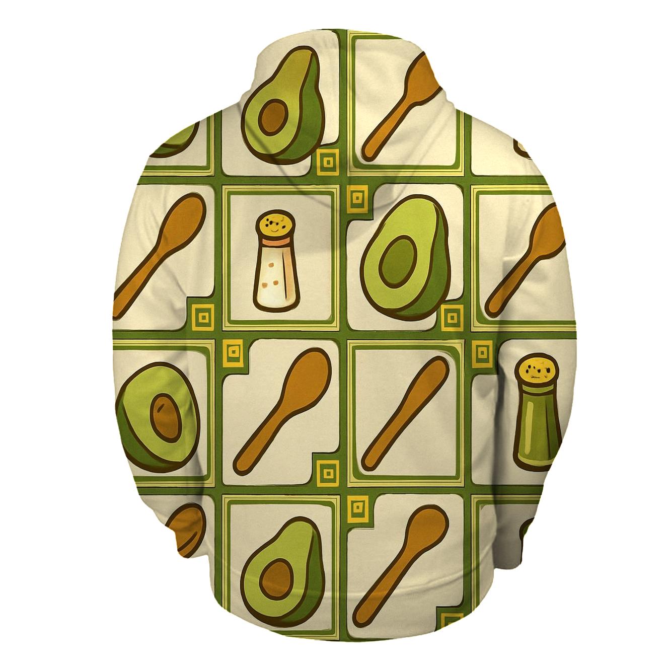 Groovy Avocado Kitchen Tiles hoodie designs