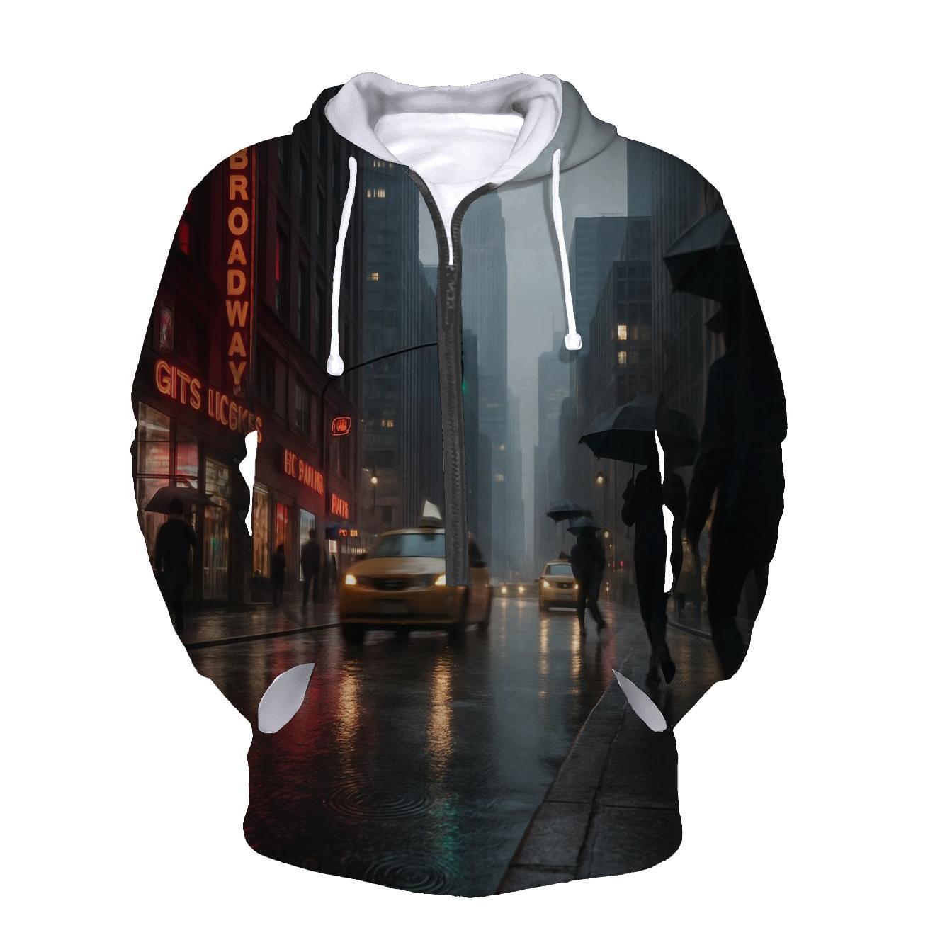 Rain Polished Broadway Canyon With Midtown Rising hoodie designs