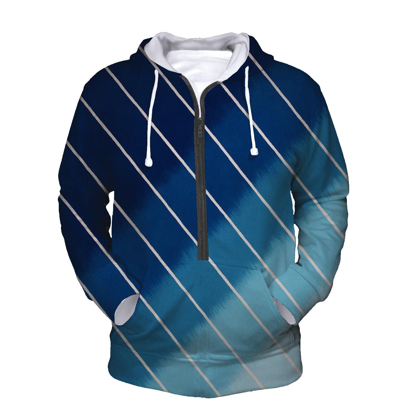 Arashi Comet Tail Diagonals heavyweight hoodies