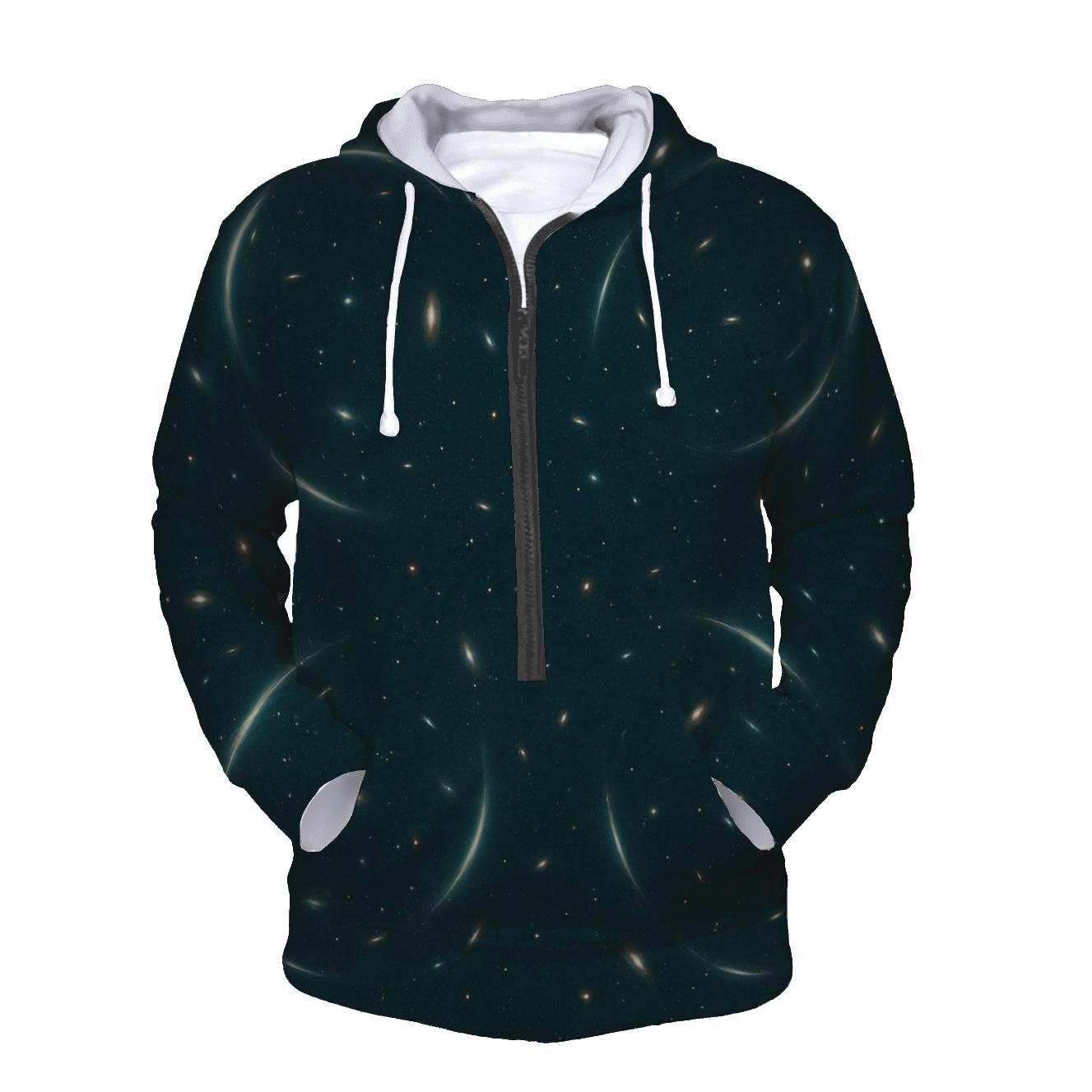 Gravitational Lens Arc Garden premium hoodies