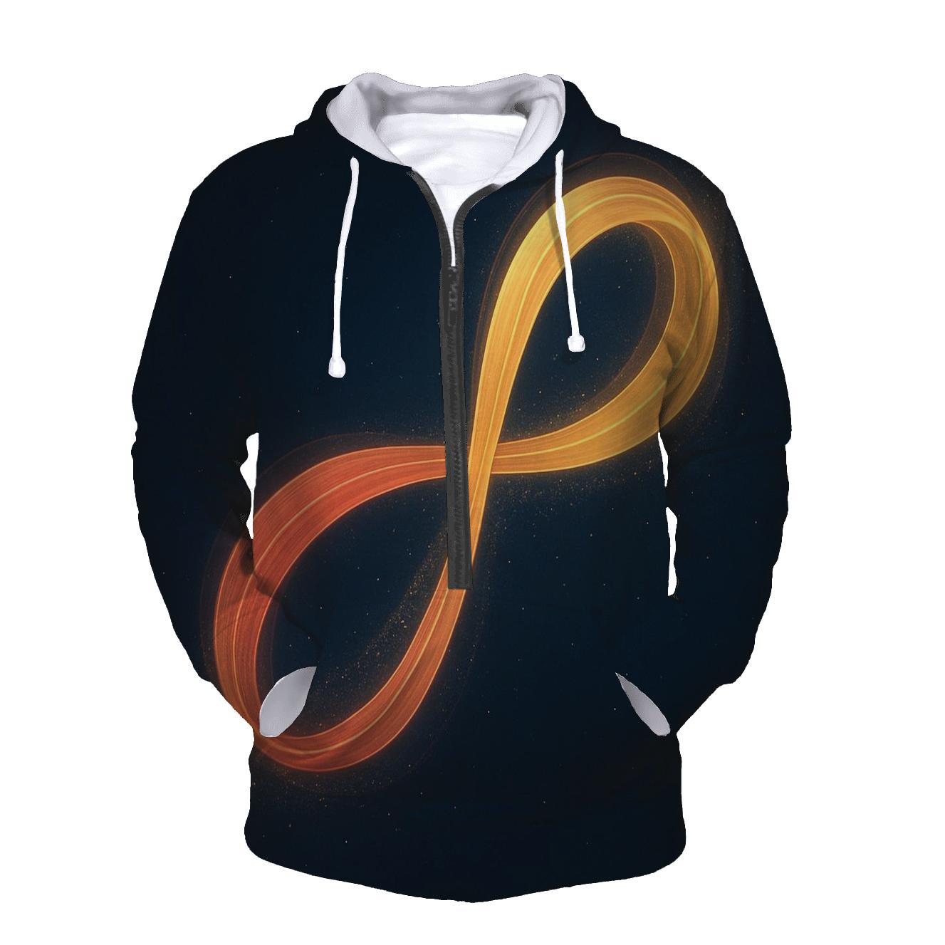 Infinite Breath Ribbons graphic hoodies