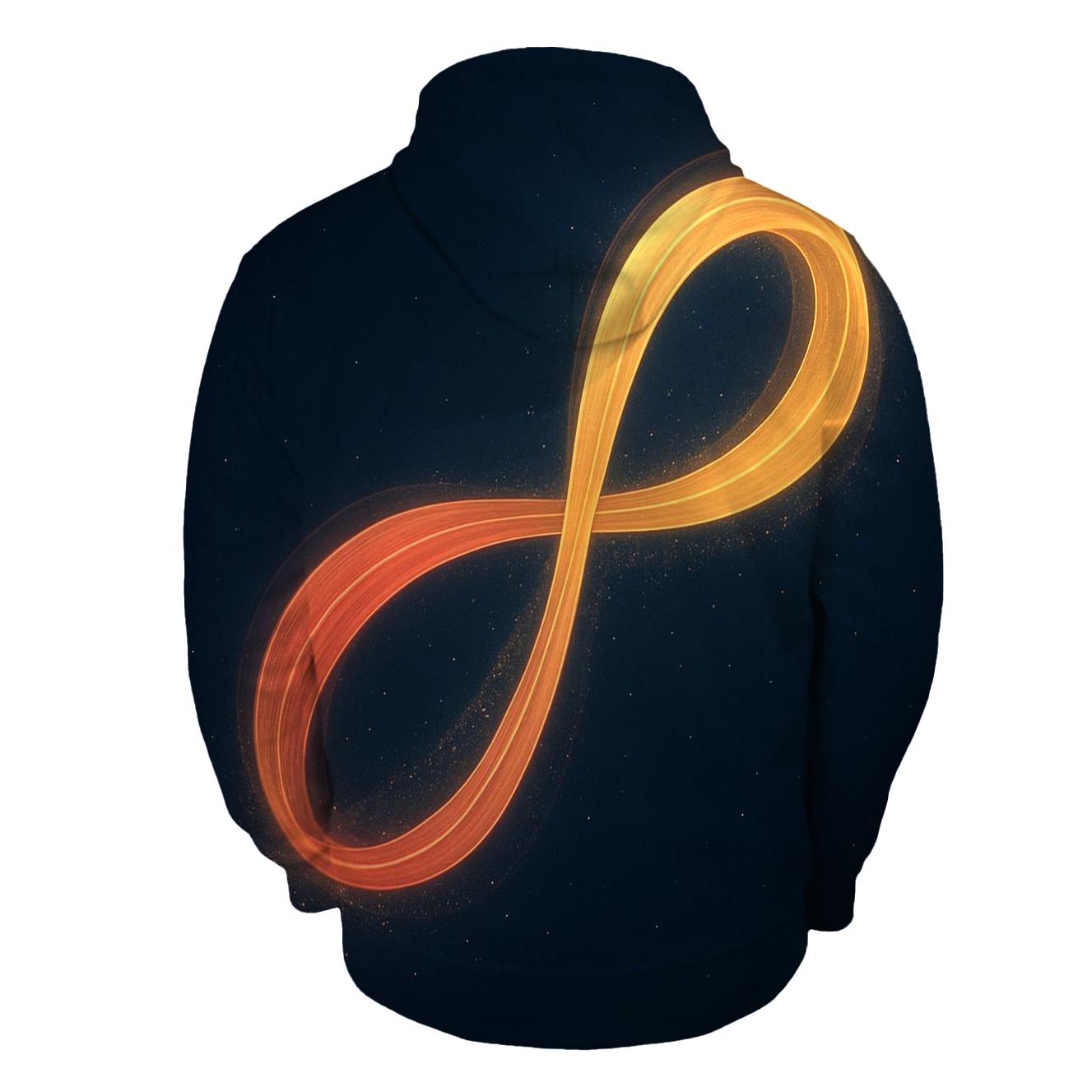 Infinite Breath Ribbons graphic hoodies