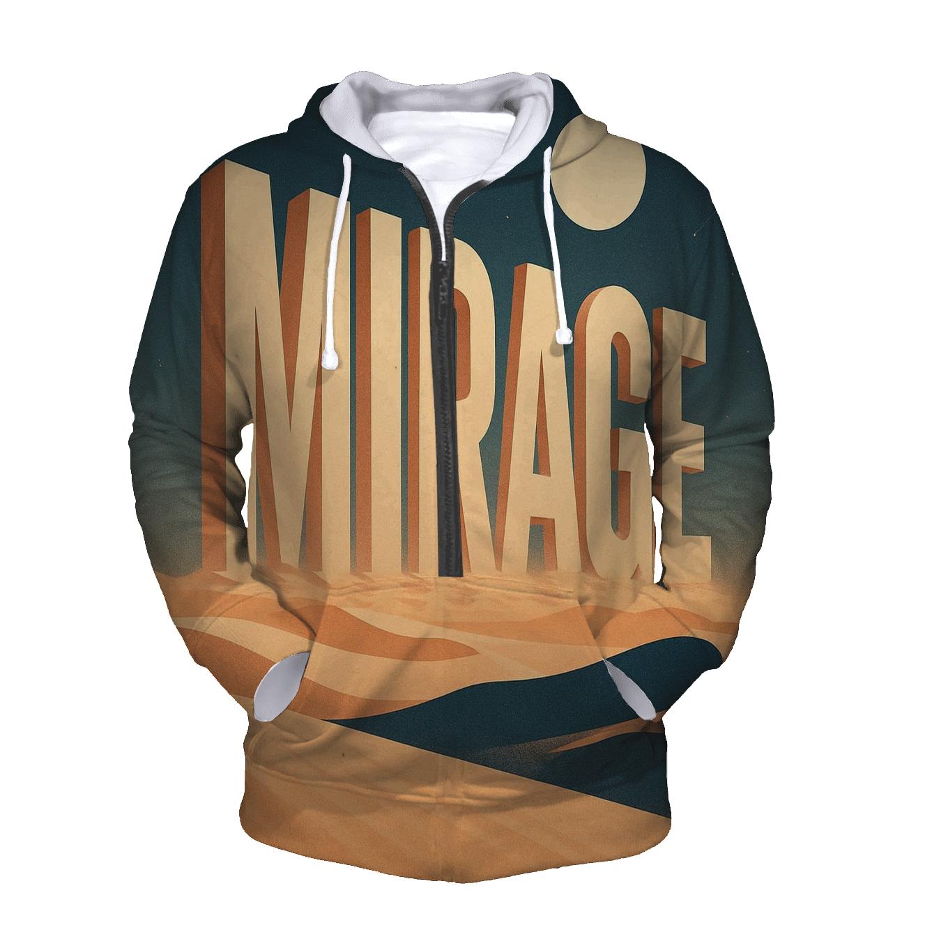 Desert Moon Mirage Typography hoodie designs