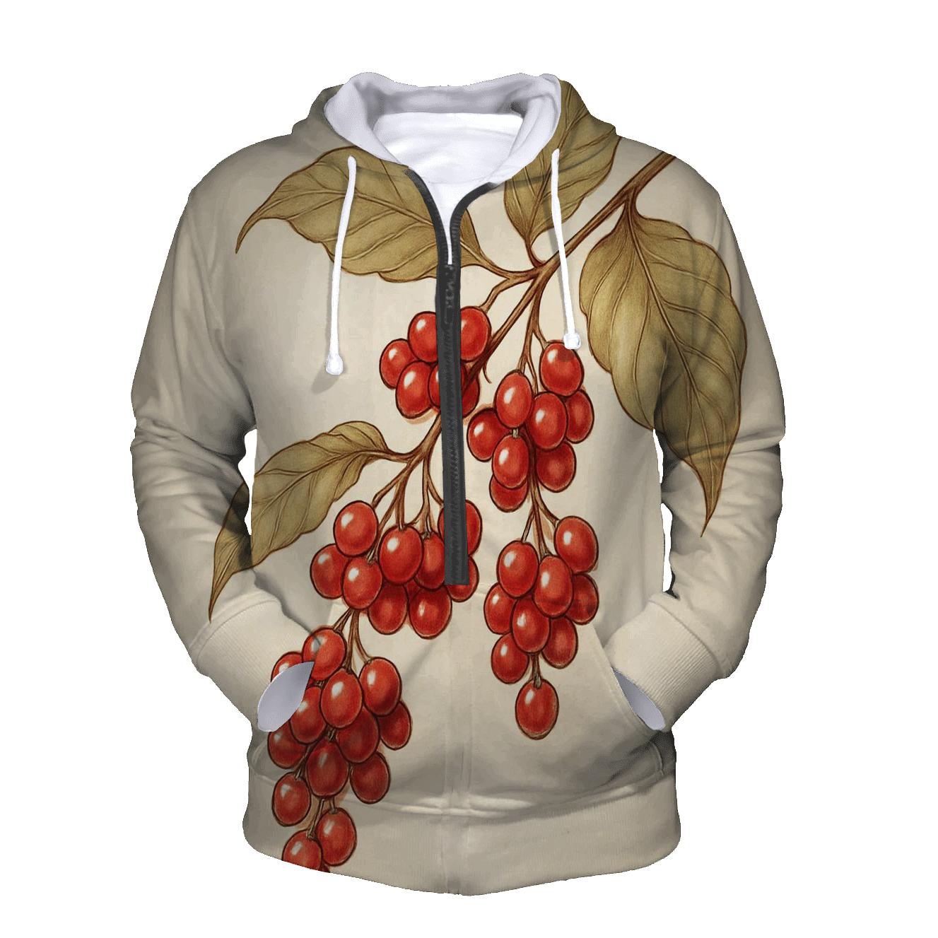 Coffee Cherry Lanterns hoodie trends