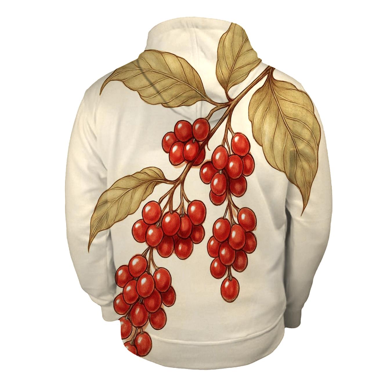 Coffee Cherry Lanterns hoodie trends