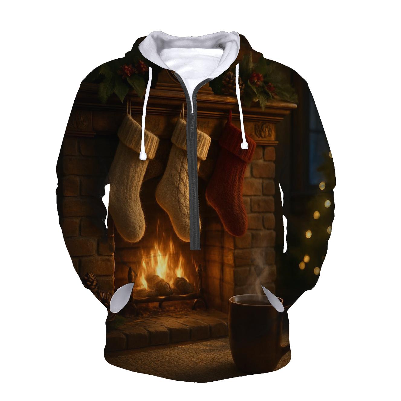 Hearthside Stockings And Snowy Silence hoodie trends