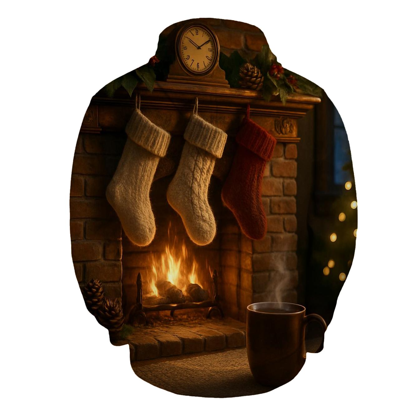 Hearthside Stockings And Snowy Silence hoodie trends