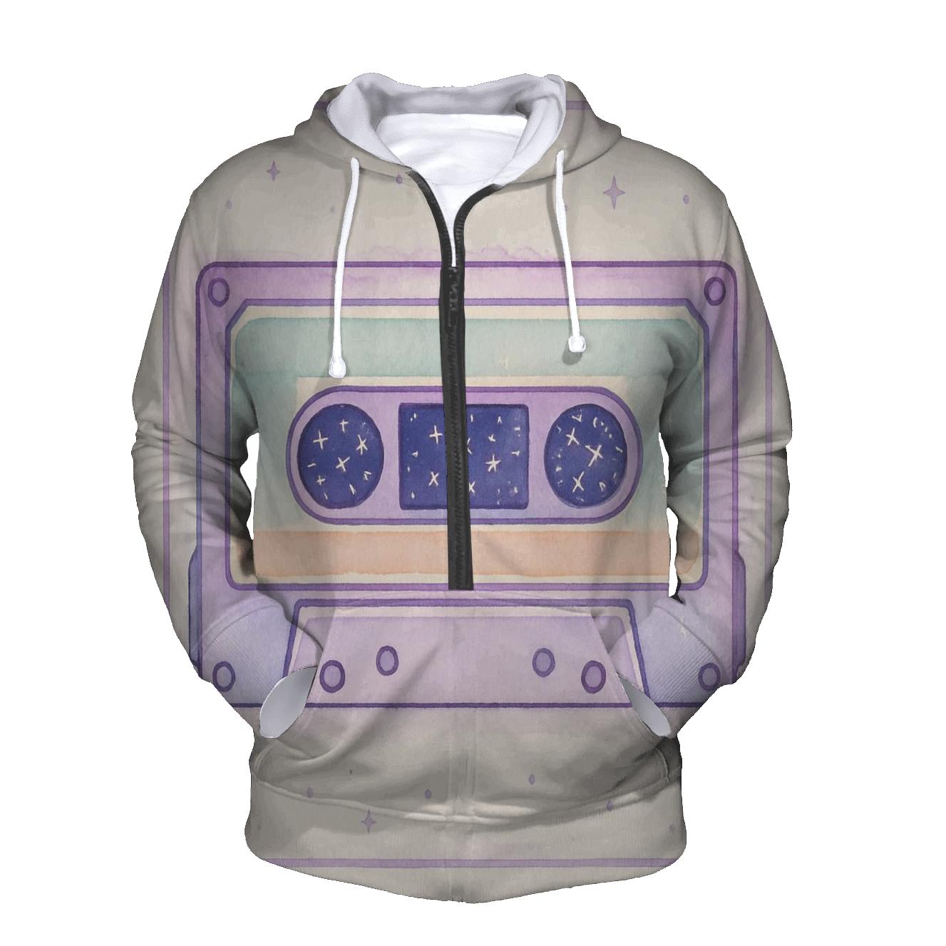 Cassette Constellation Map custom hoodies