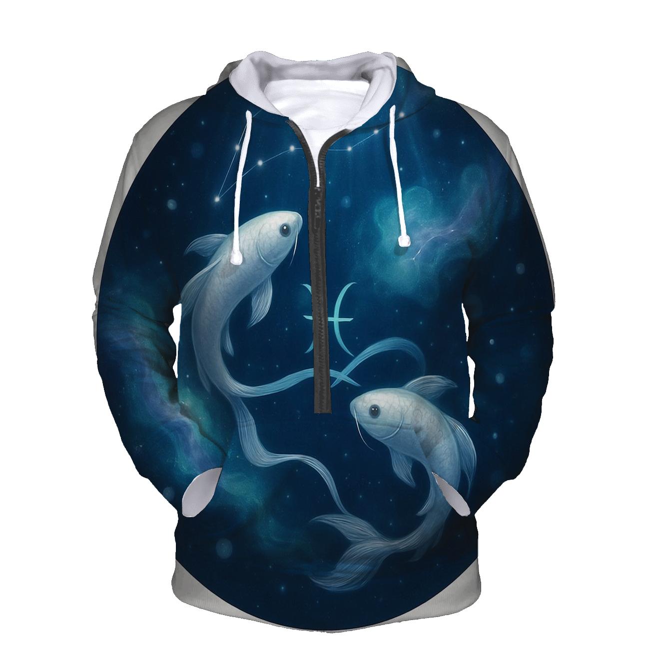 Pisces Twin Fish Dream Current designer hoodies