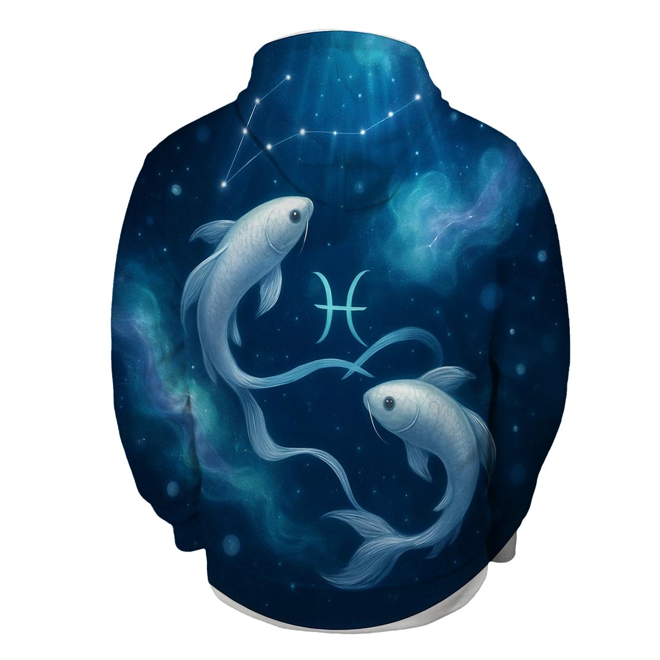 Pisces Twin Fish Dream Current designer hoodies