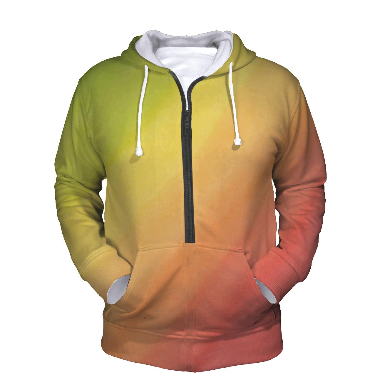 Citrus Tide Gradient designer hoodies