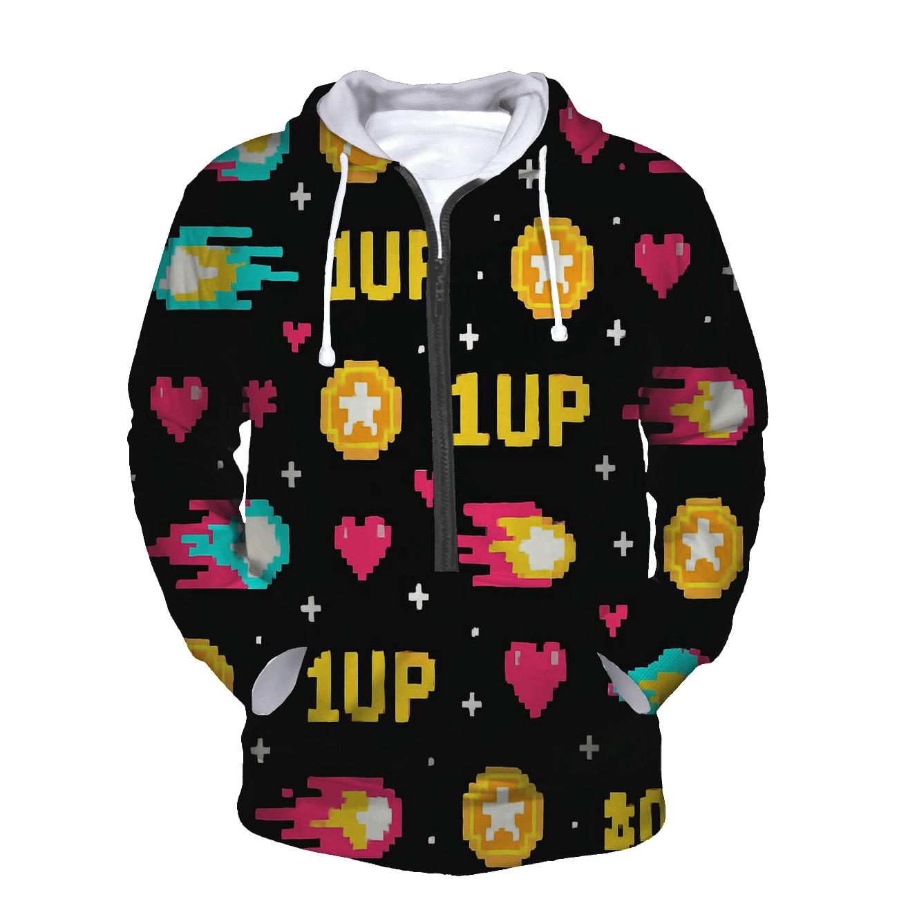 Pixel Comet Arcade Sprites hoodie trends