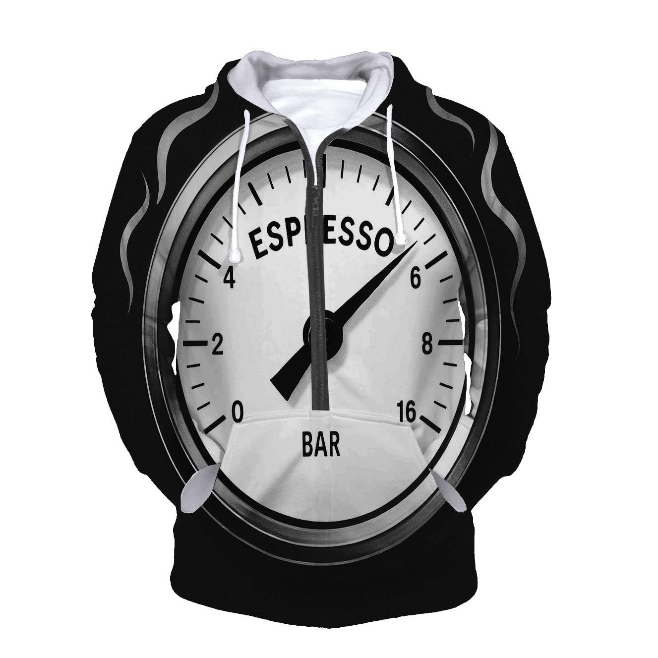 Espresso Gauge Dial lightweight hoodies
