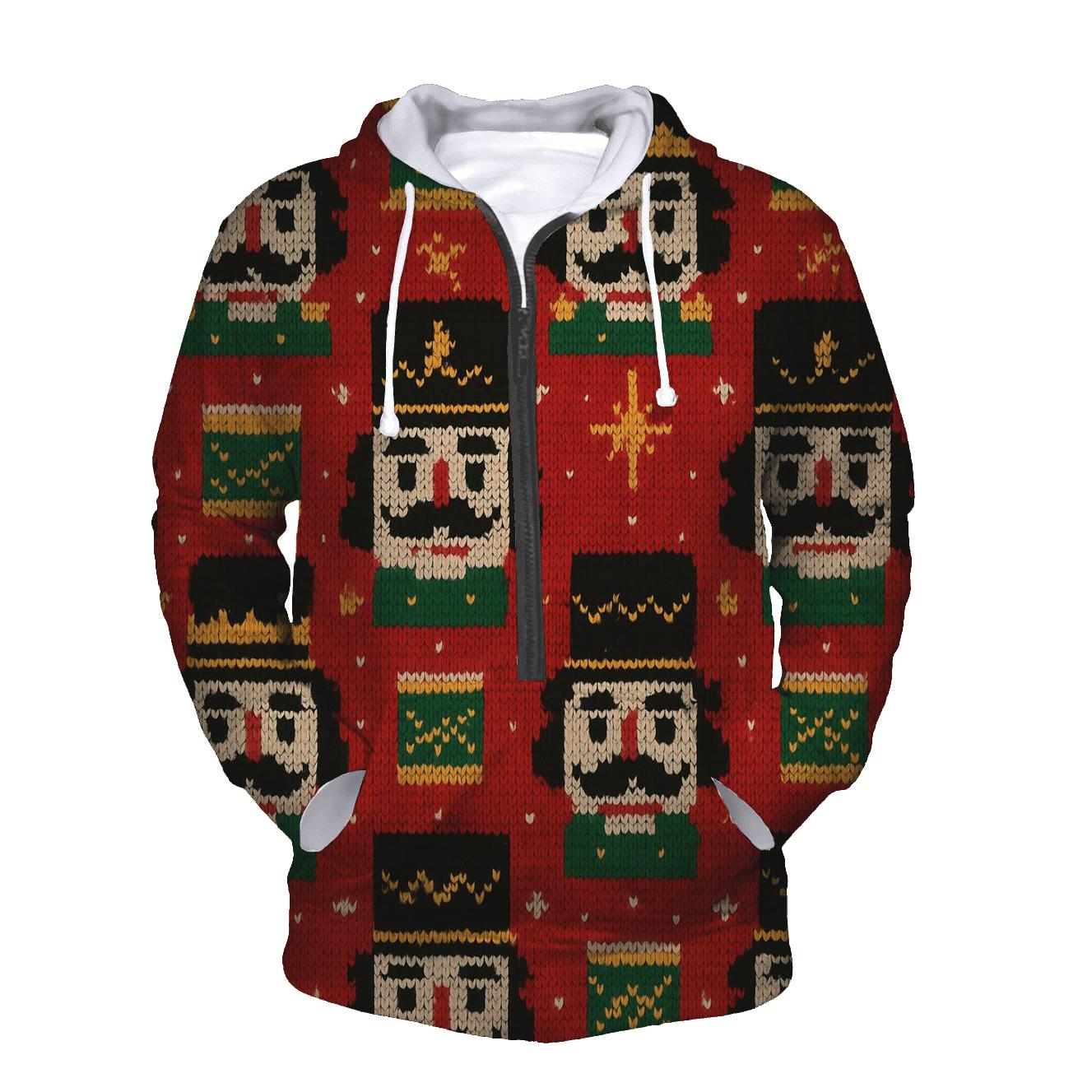 Nutcracker Toy Tower Grid Design hoodie designs