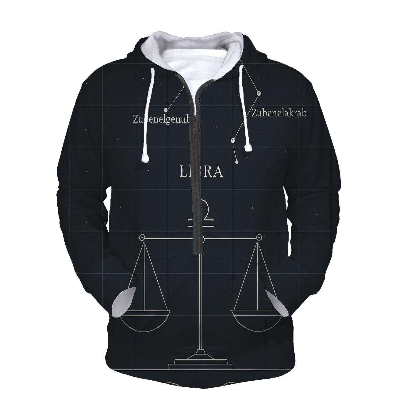 Libra Equinox Scales Star Chart hoodie designs