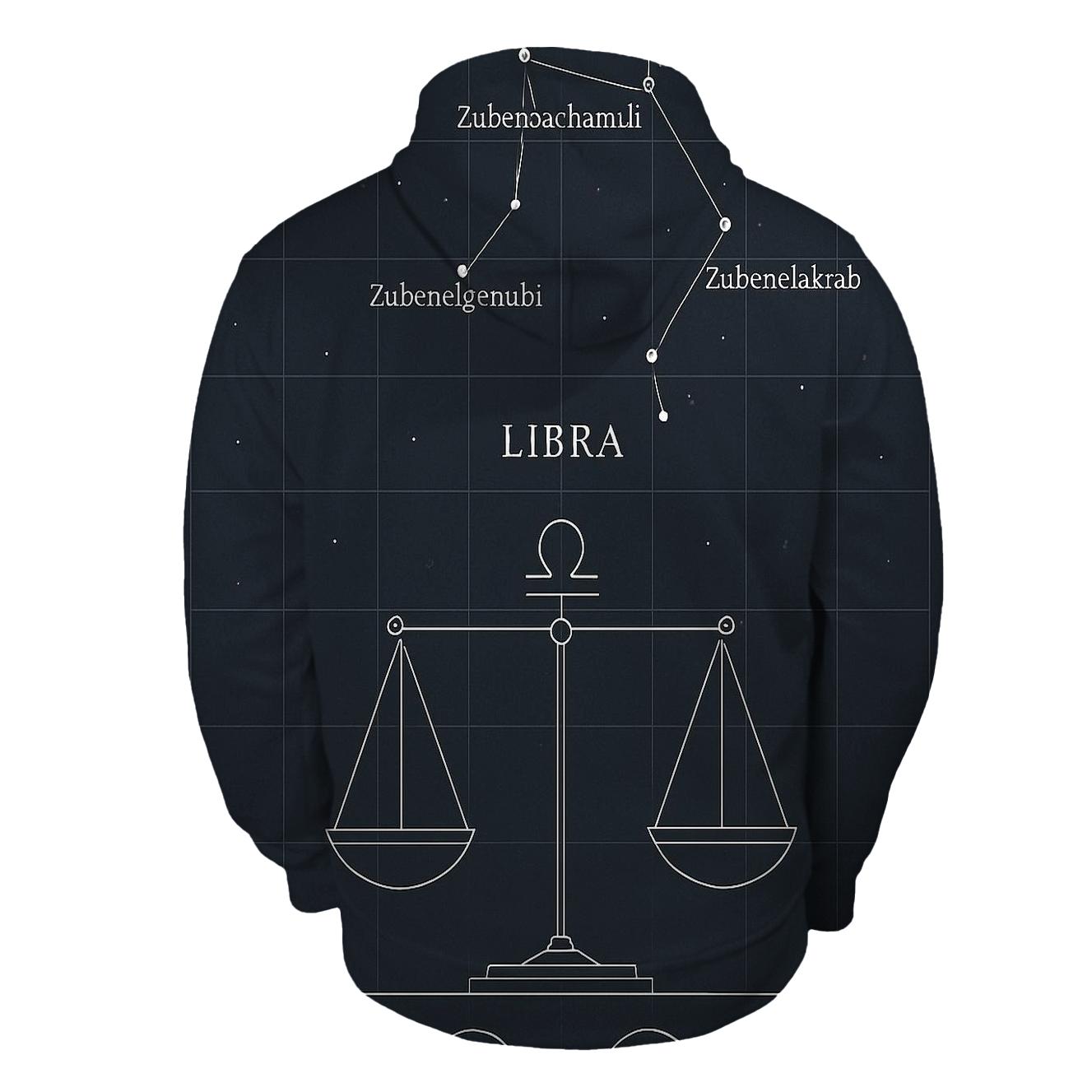 Libra Equinox Scales Star Chart hoodie designs