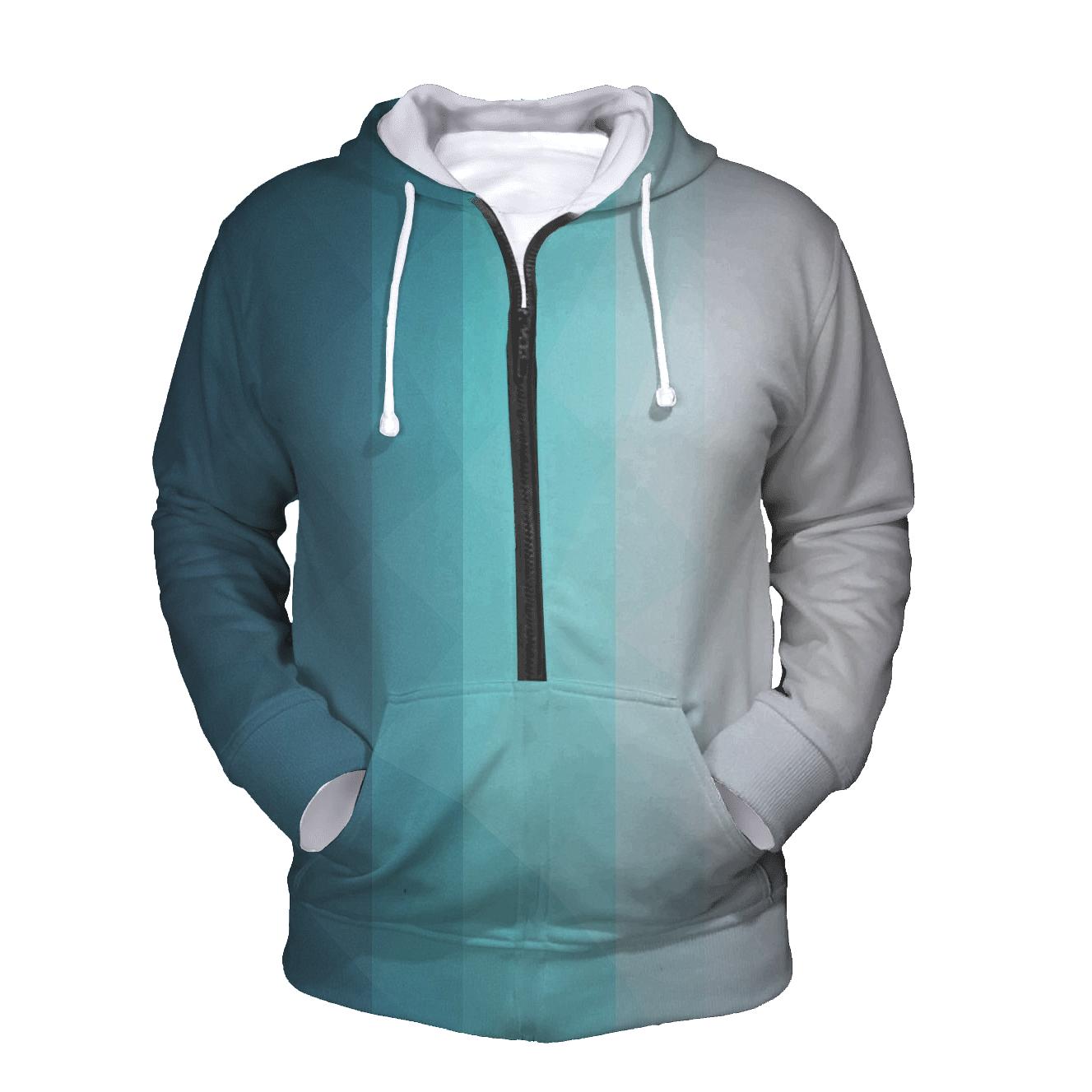 Glacier Prism Fade heavyweight hoodies