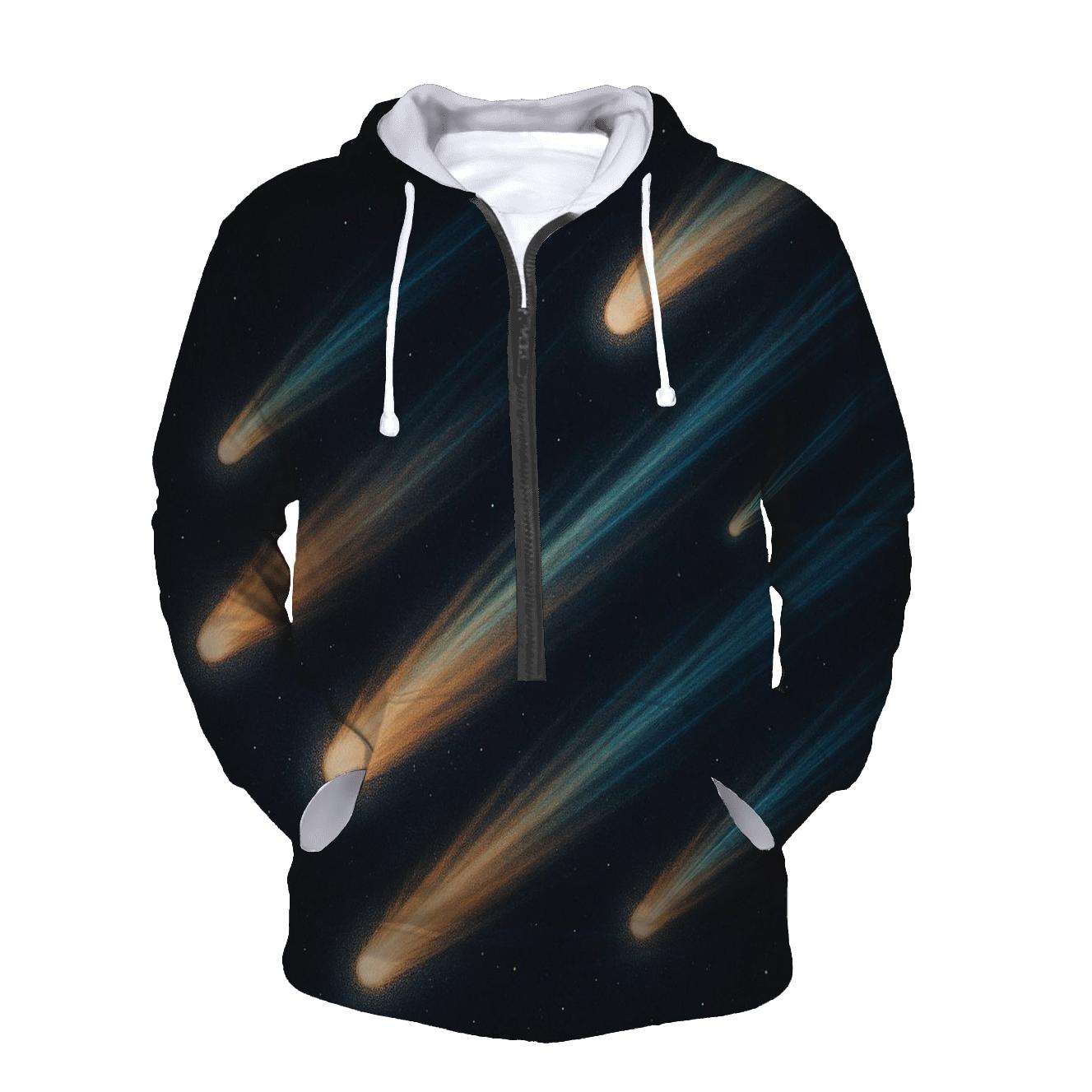 Comet Trail Fan And Ion Striae designer hoodies