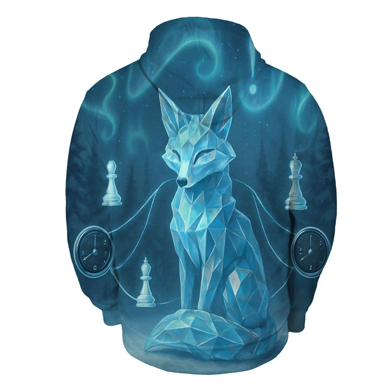 Crystal Fox Signal Weaver lightweight hoodies